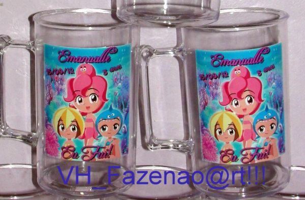 Canecas Acrilicas 350 mls em Vinil Leitoso
